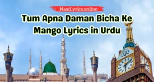 Tum Apna Daman Bicha Ke Mango Lyrics in Urdu